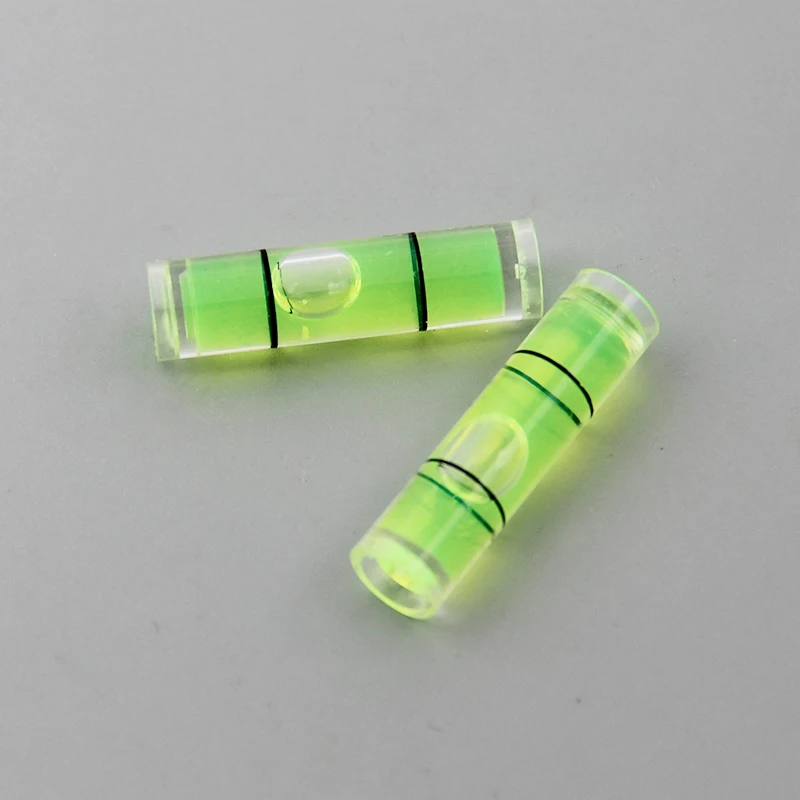 Imagem -02 - Batch 8*31 mm Bolha de Nível de Espírito Plástico Alta Precisão Nível de Bolha Medidor de Nível de Água Ângulo Oblíquo Transferidor 100 Peças