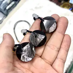 Hypersthene Stone Beads Pendant Natural Gemstone DIY Jewelry Necklace For Woman For Gift Wholesale !