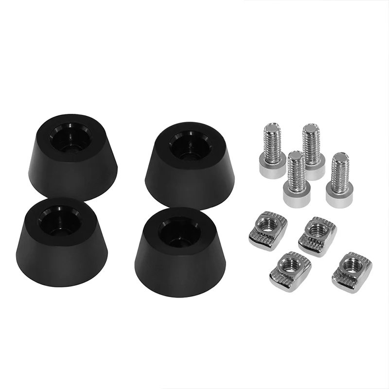 4/8 Sets Ender3 CR10 Antivibration Füße Kit Anti-vibration Gummi Landung Matte Füße Für i3 MK3 Drucker Für 2020 Aluminium Profil – Detail 2