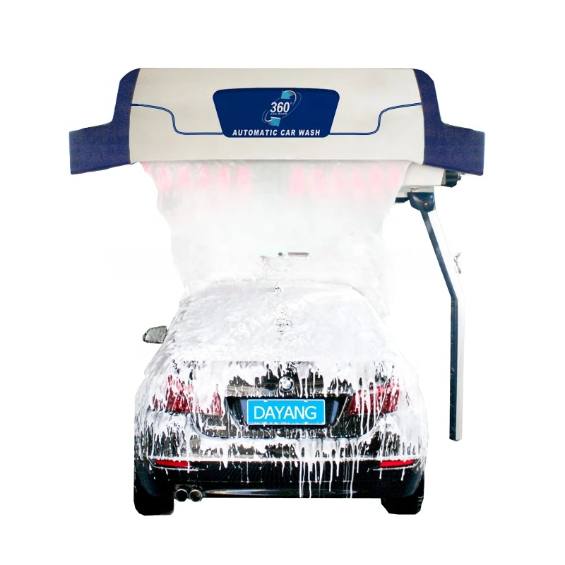 360° High Pressure Single Arm Touchless Car Wash Machine With Foam And Shampoo Function Car Wash Machine Self Service Car Wash