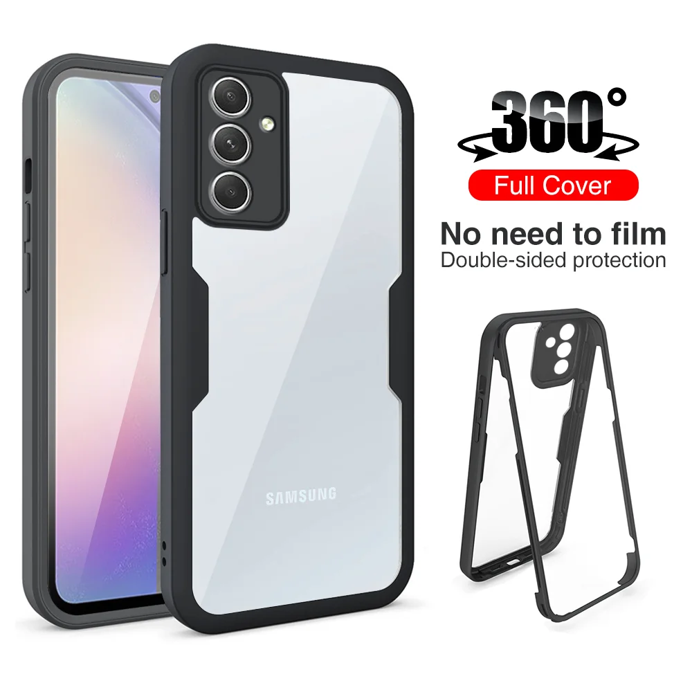 360 Degree All-inclusive Protect Phone Case For Samsung Galaxy A20 A30 A20S A10S A02S A03S Double-sided Shockproof Cover Casing