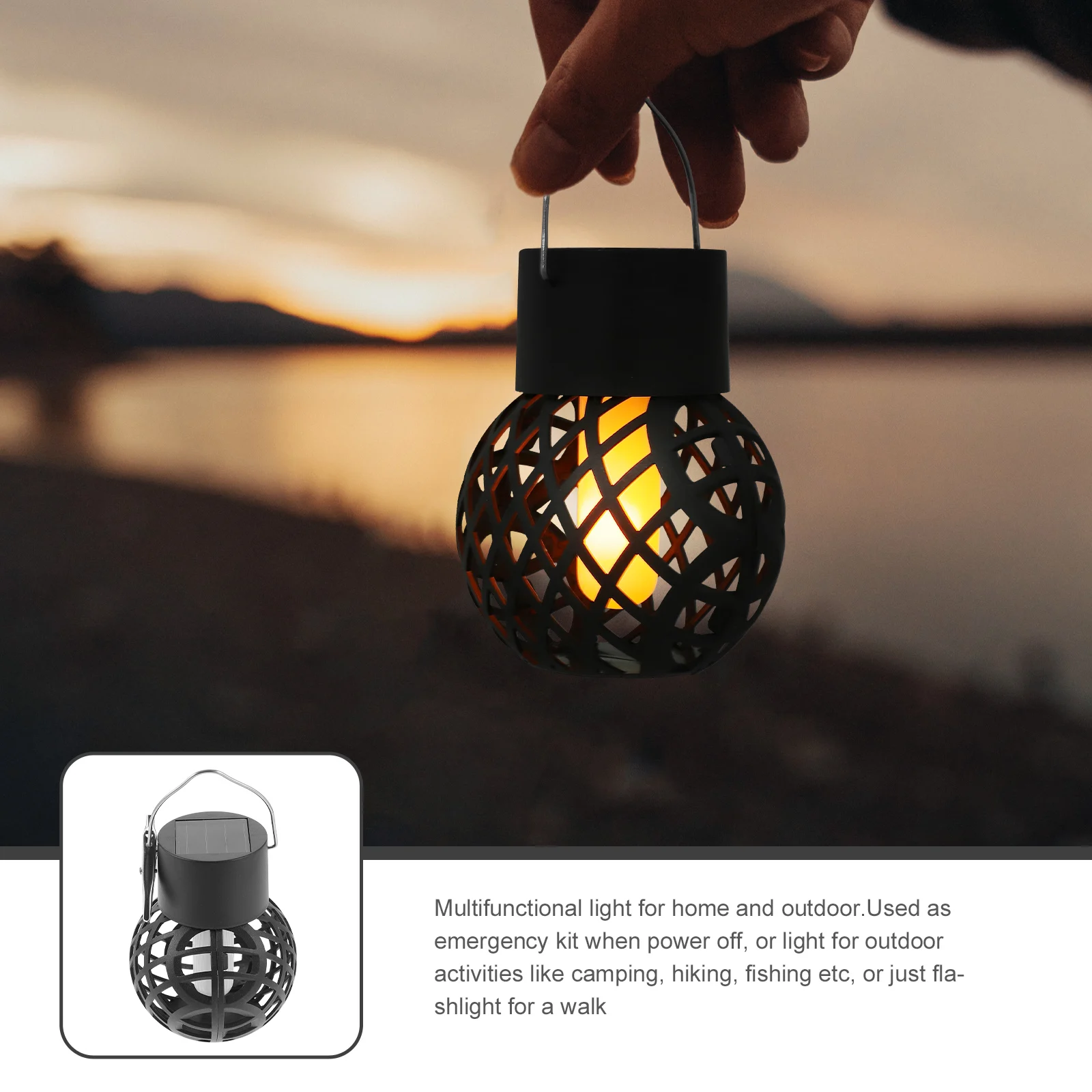 

Lamp Solar Tent Light Portable Decorative LED Night Lights Camping Hiking Fishing Outdoor Home Emergency