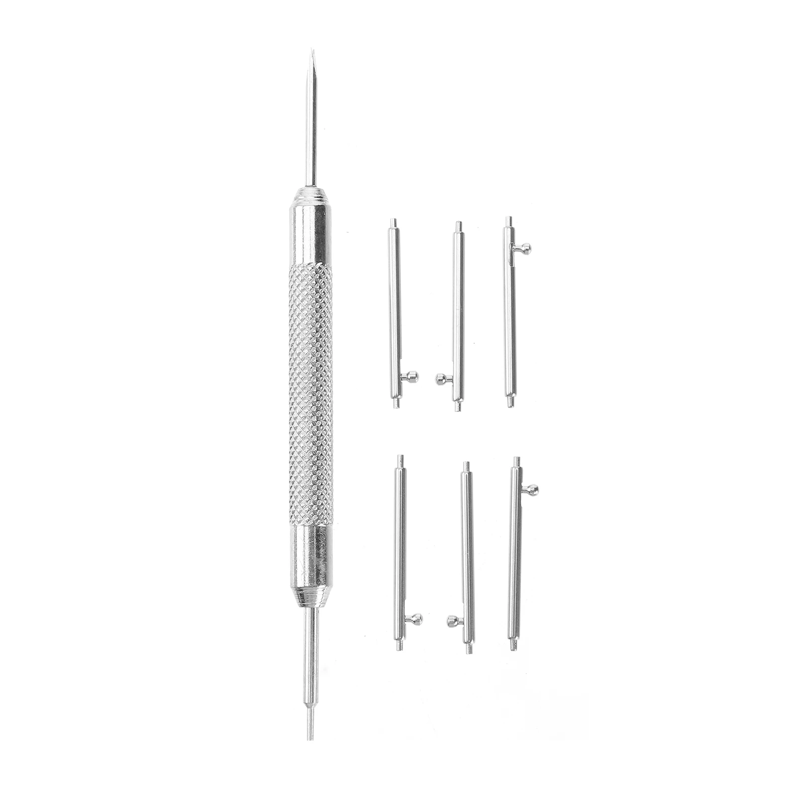 

7 Pcs Quick Release Watch Pins Replacement Band Remover Stainless Steel Spring Bars Link Cotter