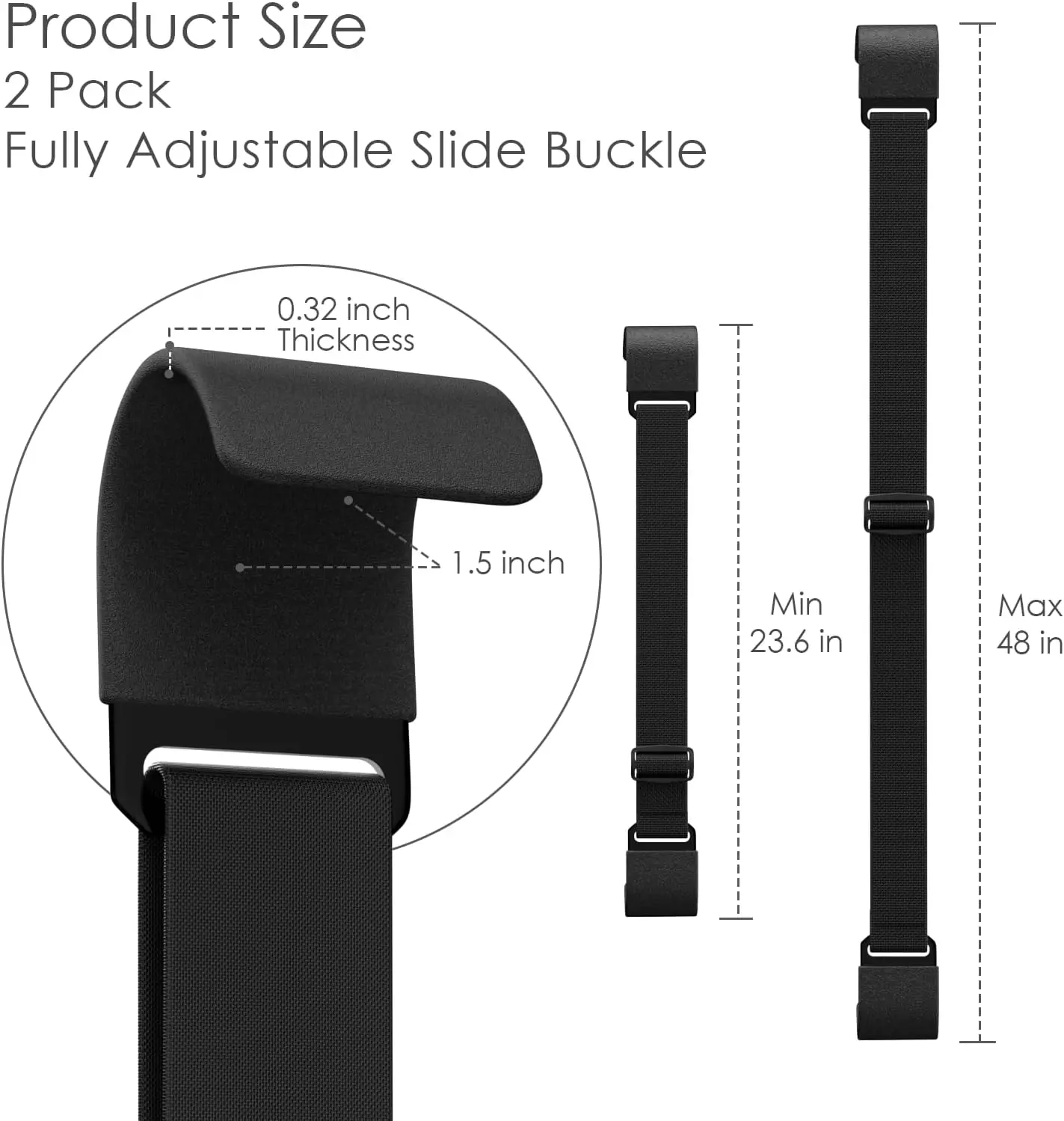 Trash Can Locks for Animals, Adjustable Garbage Can Lid Locks Security Strap, Raccoon Bear Proof Trash Can Lock
