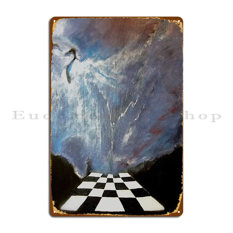 Brenda S Prophetic Chess Board Of Heaven Metal Signs Pub Designer Rusty Home Sign Tin Sign Poster