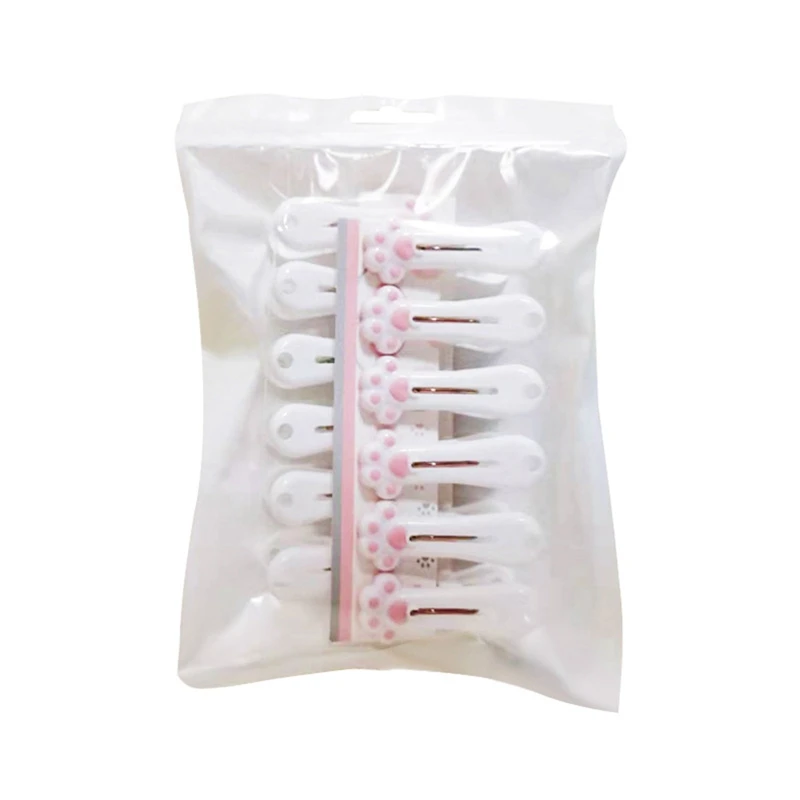 24Piece Cat-Paw Food Clips Clothes Pegs Lovely Practical Clamp For Snack Bags Photos