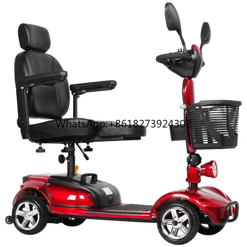 uwant Disabled 4 wheel lithium electric folding mobility scooter Elderly adult handicap mobility electric scooter