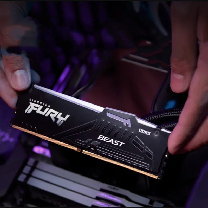 キングストン DDR5 RGB RAM FURY Beast 16GB (2x8GB) 5600MT/s