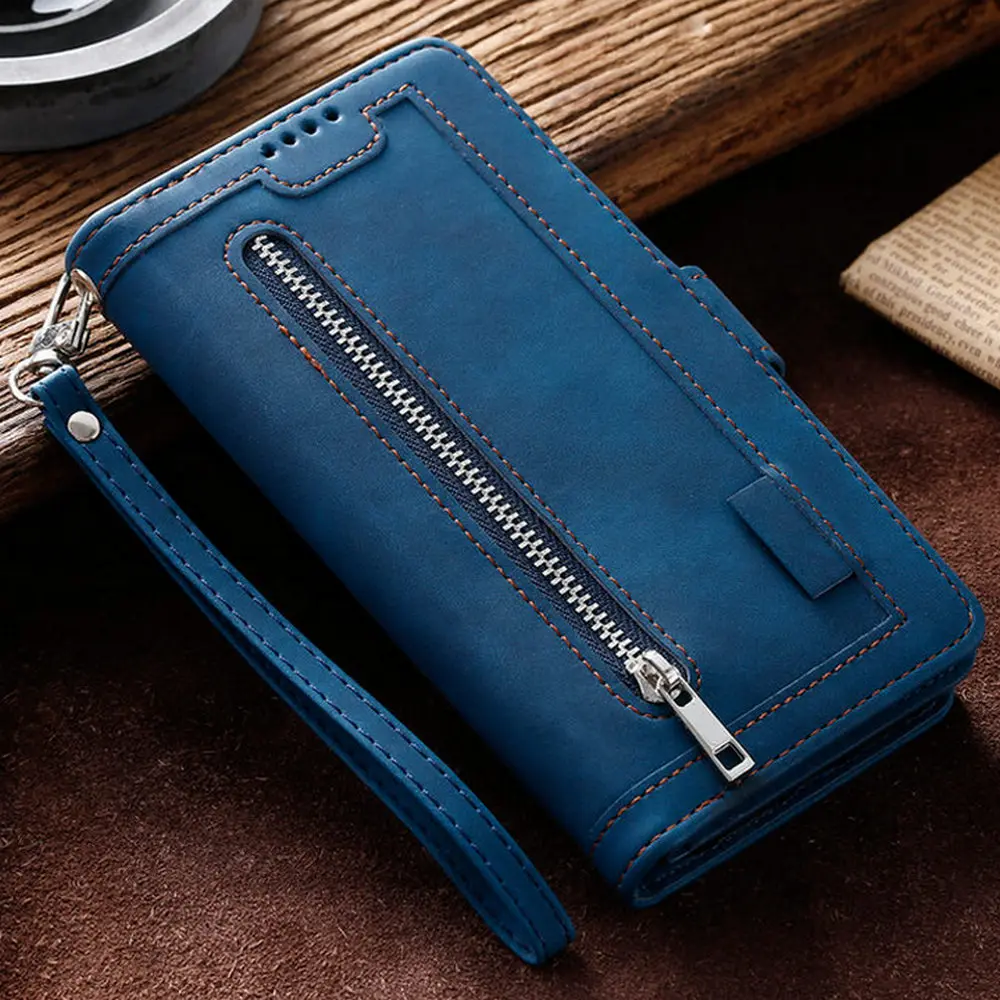 

Zipper Wallet Leather Case For Samsung Galaxy A51 A71 A41 A31 A21S A12 A 22 52 30 50 70 A32 A42 A72 A22S A52S A30S A50S Cover