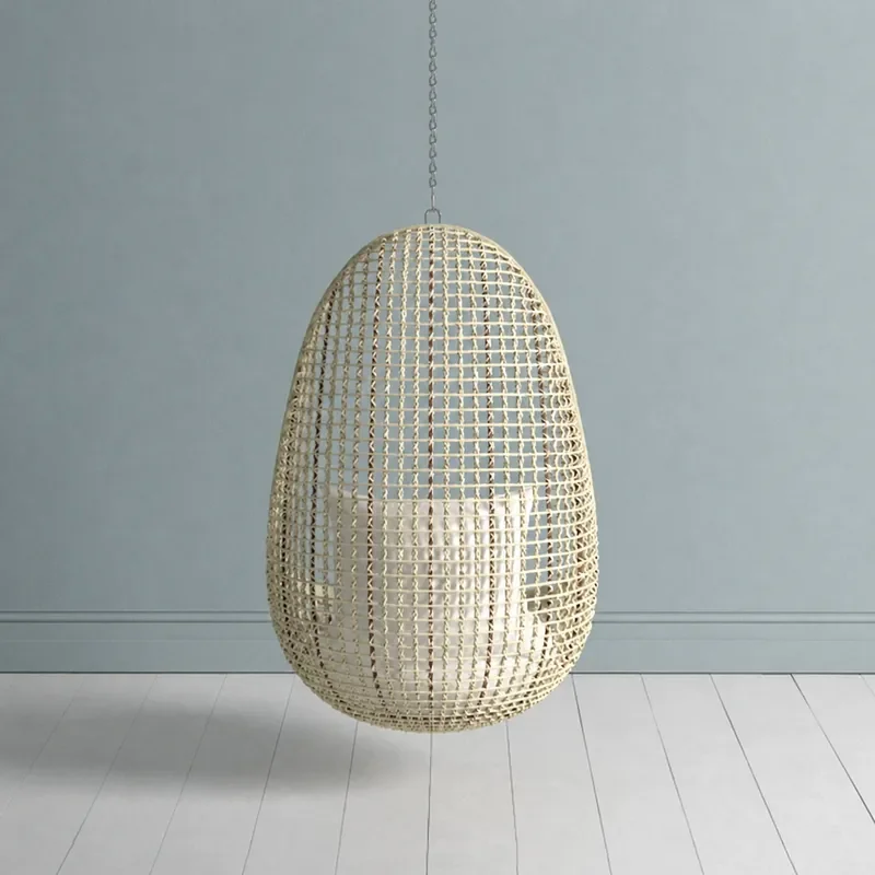 Custom Outdoor Rattan Hanging Swing Chair for Villa Balcony Courtyard Garden Home Leisure Rocking Seat Sofa