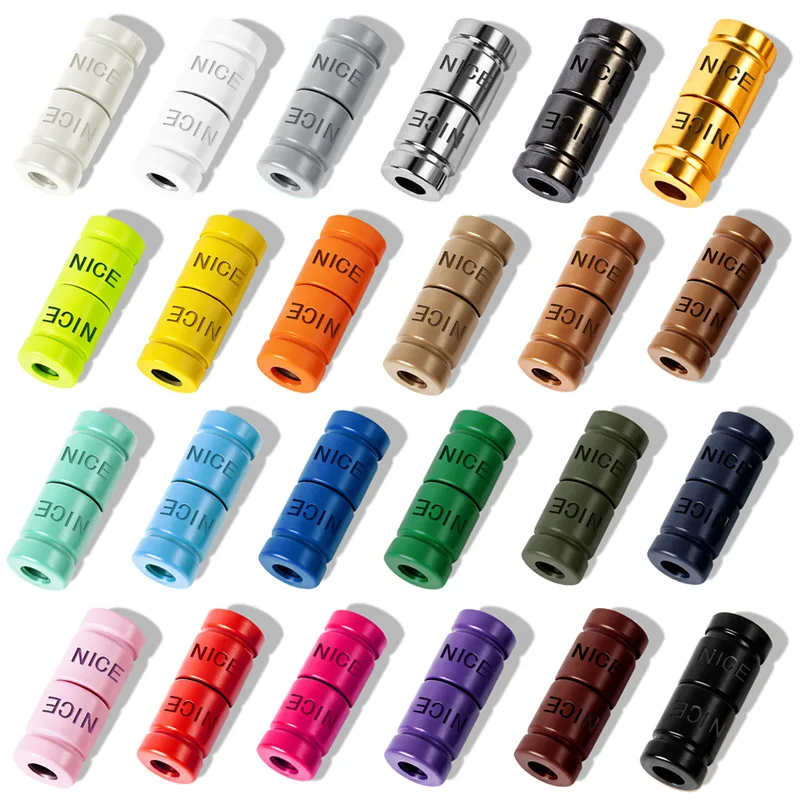 Metal Capsule Buckle Lazy Shoelace Fastener Elastic No-Tie Shoe Lace Clips for Men Women Hands-Free Quick Lock 10Pcs