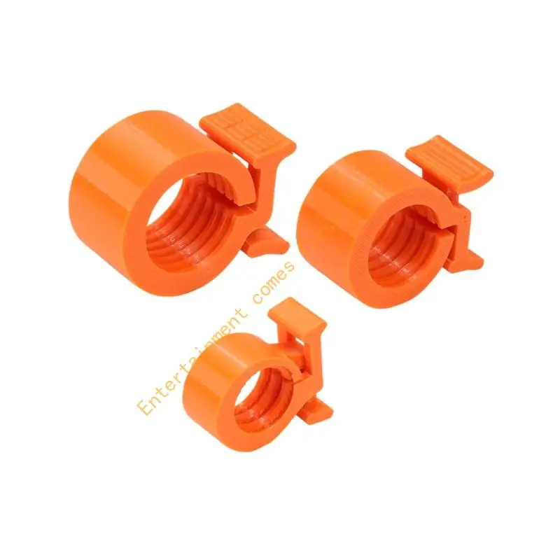 Strength Training Weight Plate Clamps Set, 3 Piece Collars with Threaded Inner Profile for Barbells and Dumbbells Bar 55KD