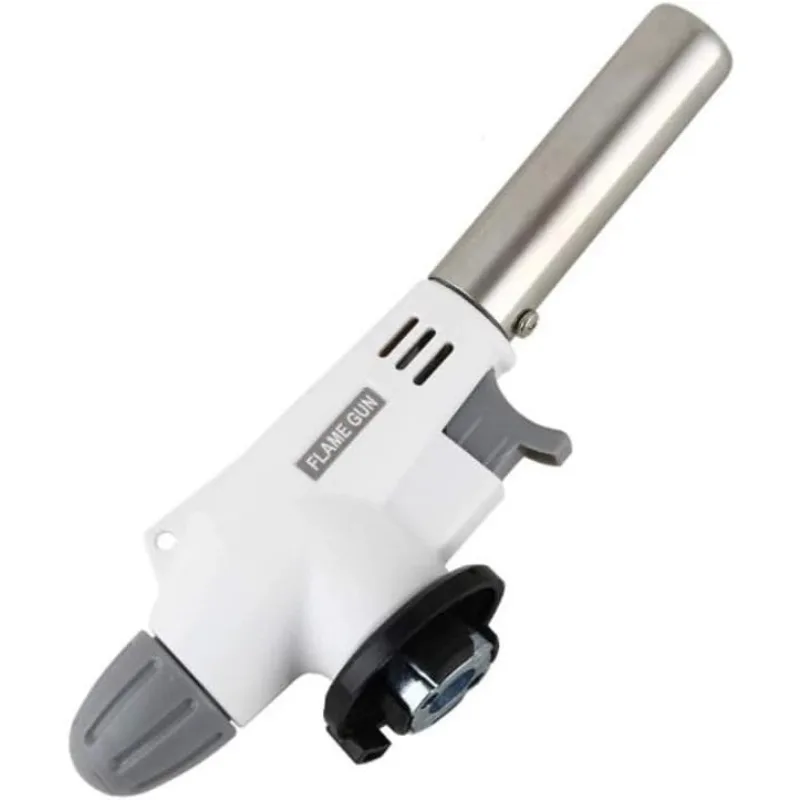 Camping Baking Barbecue Gas Torch Welding Lighter Butane Burner Flame Metal Flame Gun Outdoor Welding Gas Burner Flame Gas view 2