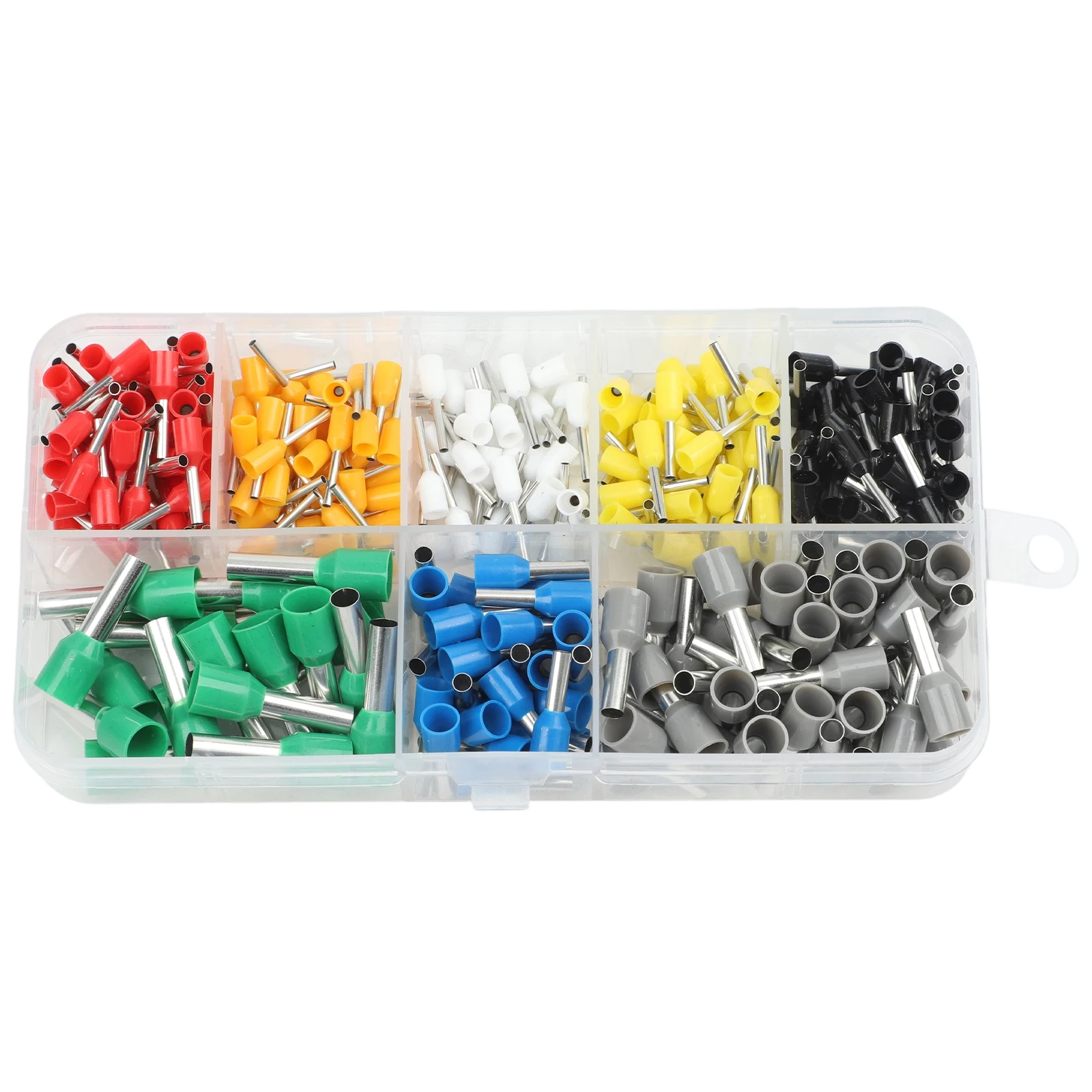 Insulated Terminals Crimp Connector Kit Home DIY Wiring Black Safety Plastic Connector Sleeves Quick Wiring Kit
