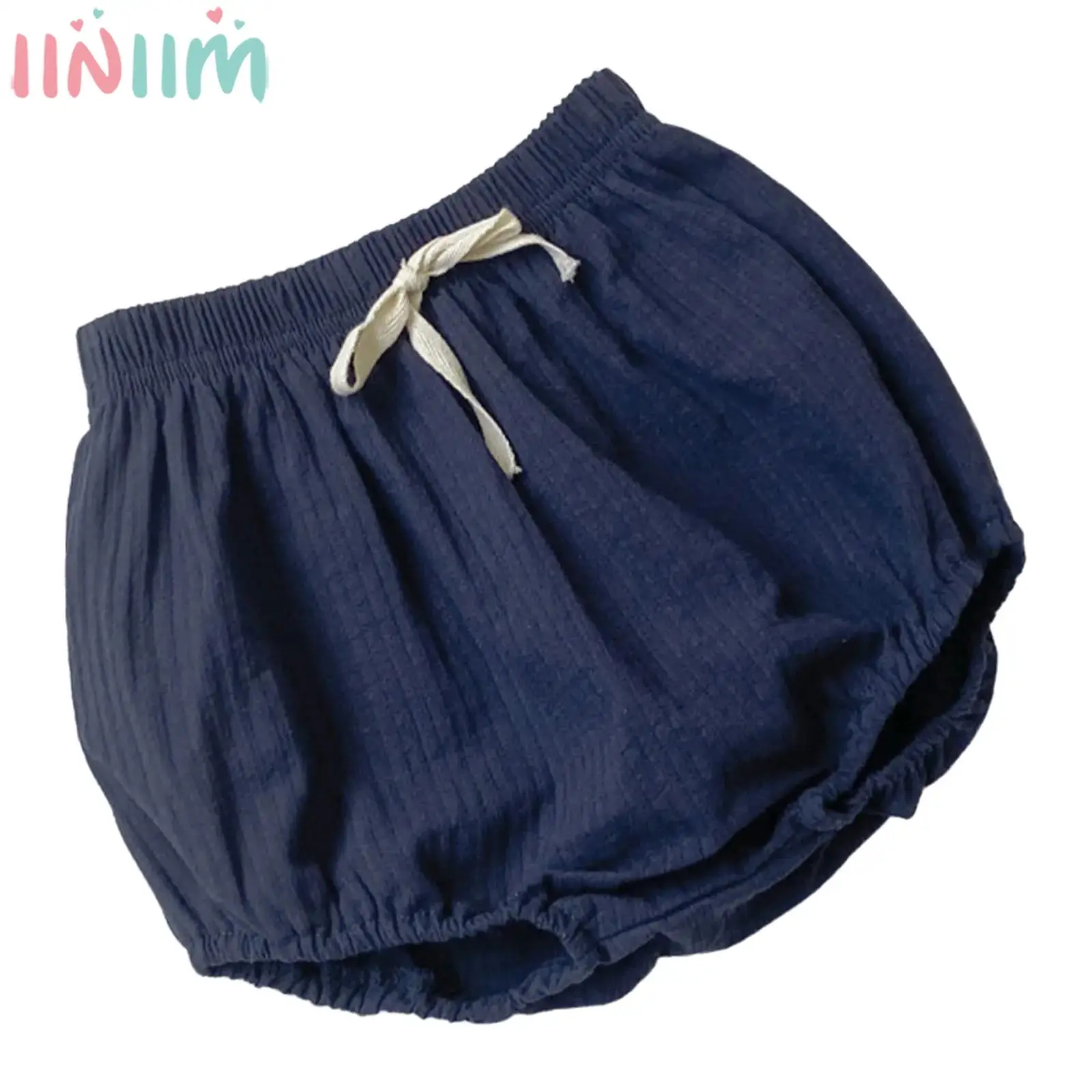 

Baby Boys Girls summer casual Shorts Elastic Waistband Cotton Bloomers Denim pants for daily school party holiday Home Wear