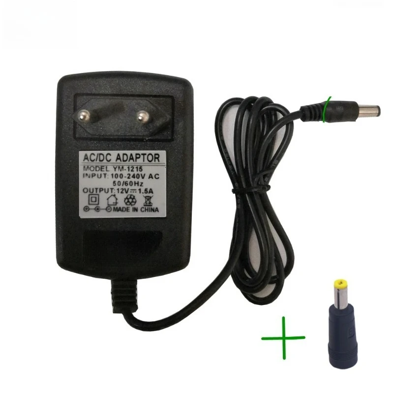 12V 1.5A Adapter Charger For Casio AD-12 AD-12MLA U AD12M3 WK1350 WK1600 WK1630 CDP-100 CDP-200 LK68