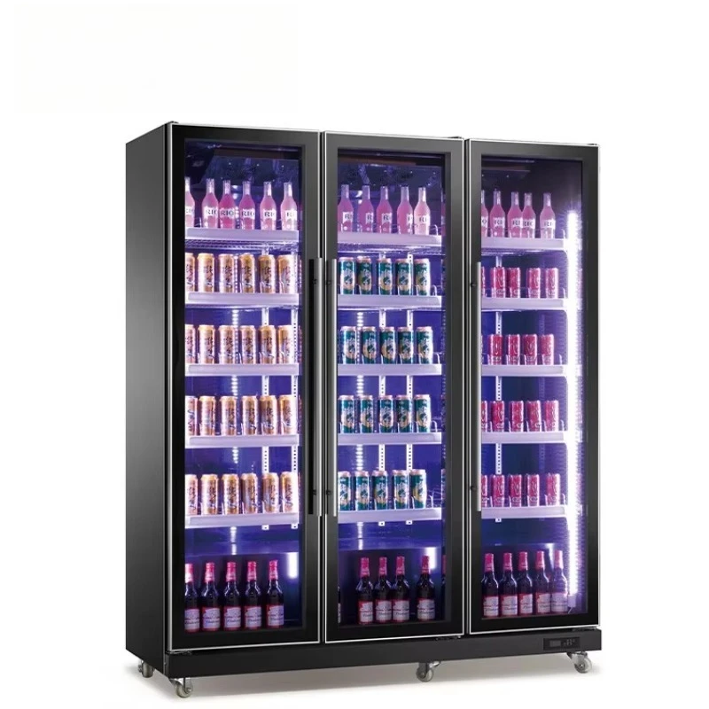 Customized Dessert Refrigerated Display Case Cake Cooler Glass Door Commercial Bakery Durable Temperature Control