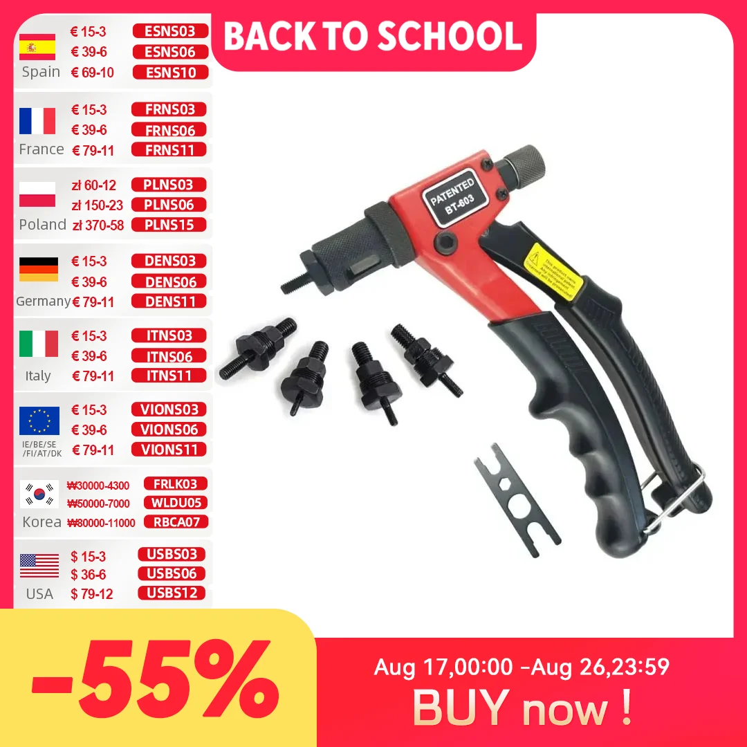 allsocloser-bt-603-manuel-rivcirculation-pistolet-main-rivet-outil-kit-rivet-Ecrou-reglage-outil-Ecrou-setter-m3-figure-m5-m6