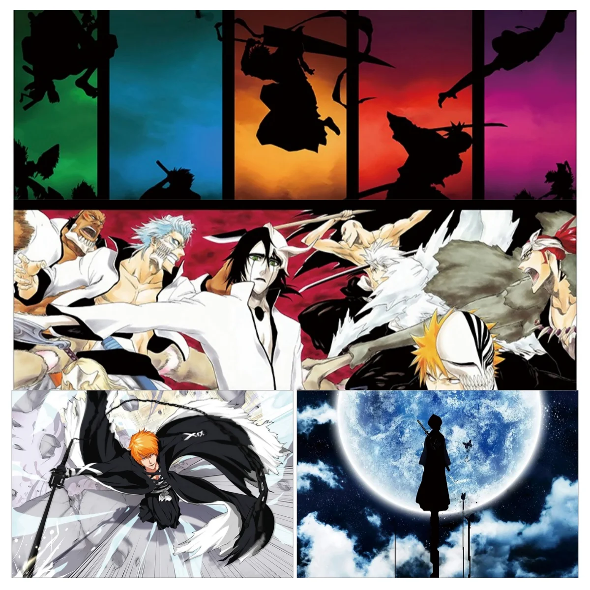 Hot Selling Animation Bleach 2D Peripheral Canvas Poster Bedroom Wall Living Room Sofa Background Decoration Only Paint Core Hot Selling Animation Bleach 2D Peripheral Canvas Poster Bedroom Wall Living Room Sofa Background Decoration Only Paint Core