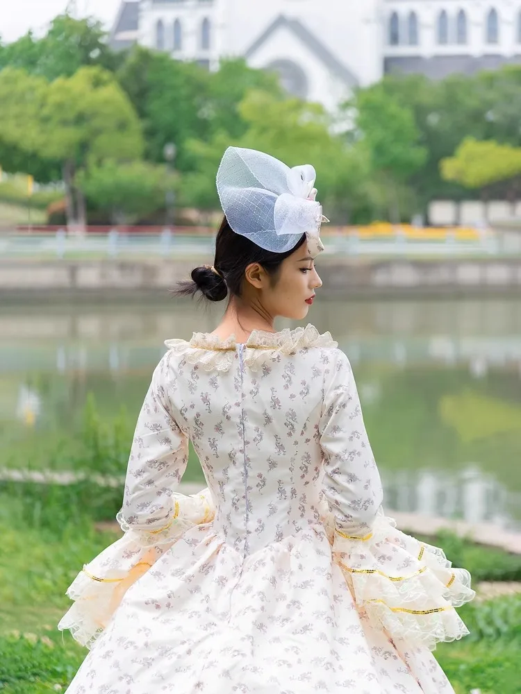 ยุโรปยุคกลาง Retro Court ชุด Victoria Princess เวทีแสดงถ่ายภาพชุด Vestidos Para Mujer De Fiesta Elegantes