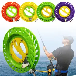 1PC Hand Reel Wheel Fishing Line Winder Fishing Reel Round Storage Spooler Fishing String Bobbin with Anti Reverse Bearing Pesca