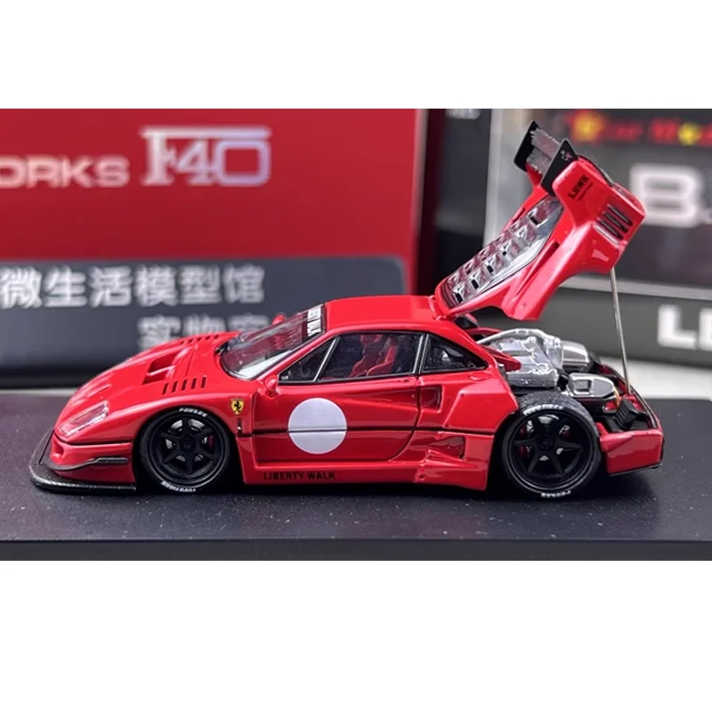 StarModel Schaal 1/64 Ferrari F40 LB-Works Legering Speelgoed Motorvoertuig Diecast Metaal Model Geschenken