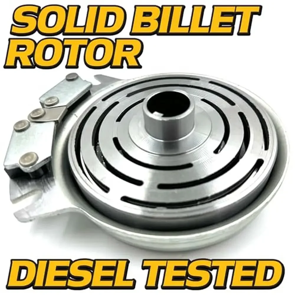 Electric PTO Clutch Diesel Rated HiTorque Billet Rotor & Pulley Tough C3 Bearings Premium Coil Technology