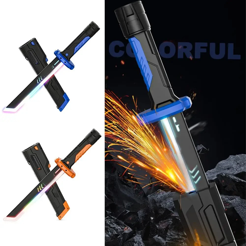 Lightsaber Colorful Glowing Sword Prop Red And Blue Saber Telescopic Laser Sword Roleplay Cosplay Cool Props