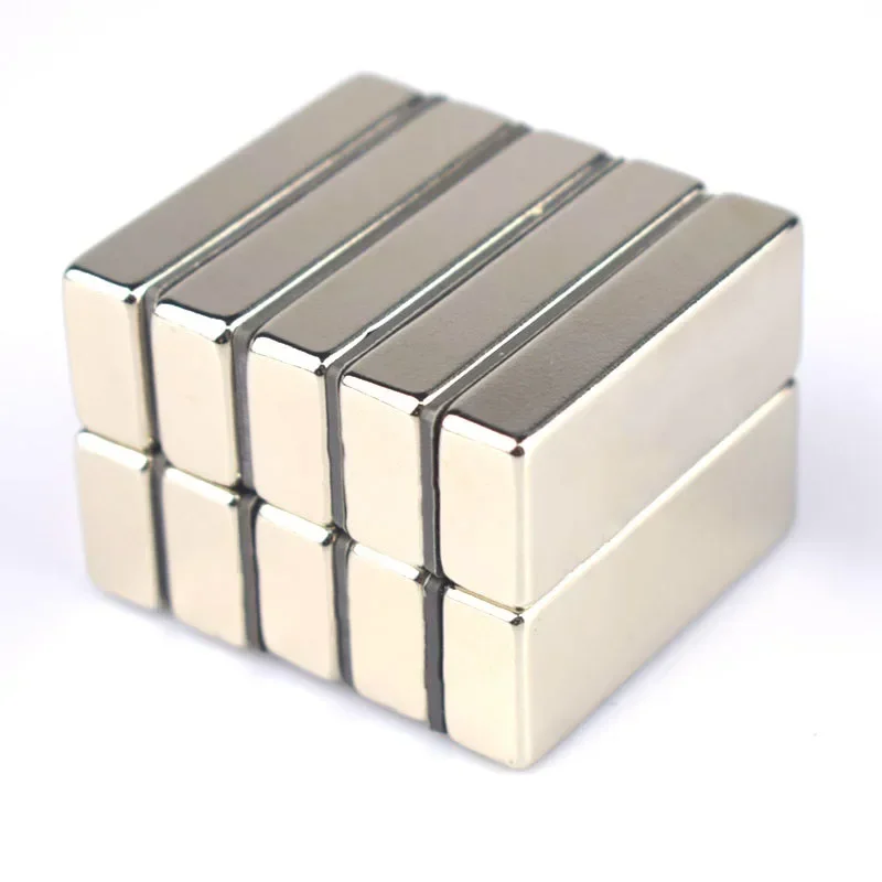 

10PCS 50x20x10mm Neodymium Magnet 50mm x 25mm x 10mm N50 NdFeB Block Super Powerful Strong Permanent Magnetic imanes