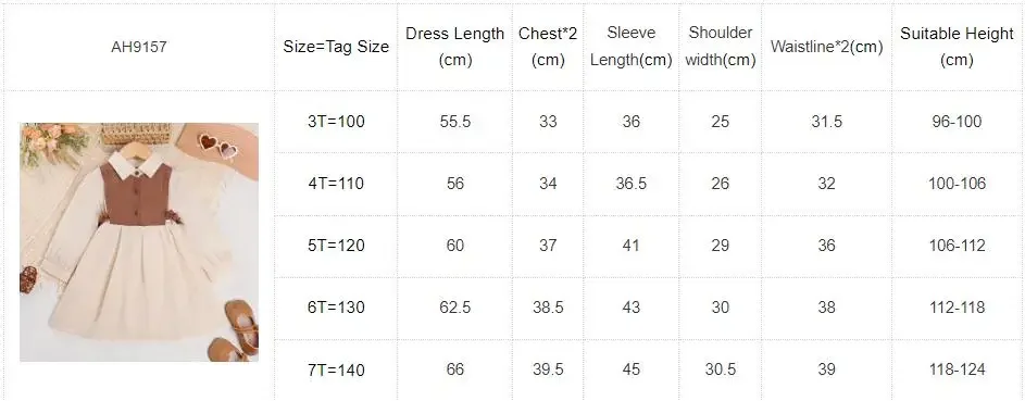 Bär Führer Schmetterling Knoten Farbe Blockiert Mädchen Kleider Herbst Neue Lange Ärmeln Revers Prinzessin Kleid Koreanische Version Kinder Kleidung – Detail 1