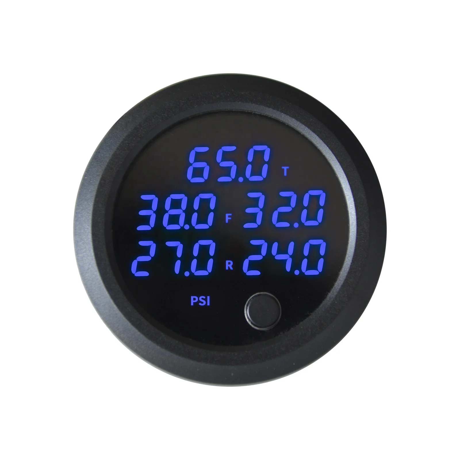 Air Pressure Gauge 2 inch Car PSI Bar LED Red 5 Digital Display Air Pressure Sensor Kit Digital Gauge