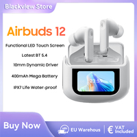 Blackview Airbuds 12 Wireless Touch Screen Sport Earphones with Air Conduction, ENC & IPX7 Waterproof