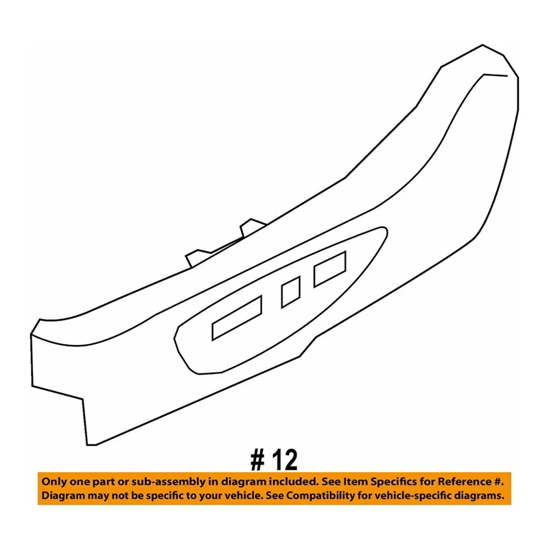 For Kia Sorento 2010-2015 88160-1U020J7 Left Driver Side Seat Outer Cover Adjustment Switch Guard Beige 881601U020J7 Replacement