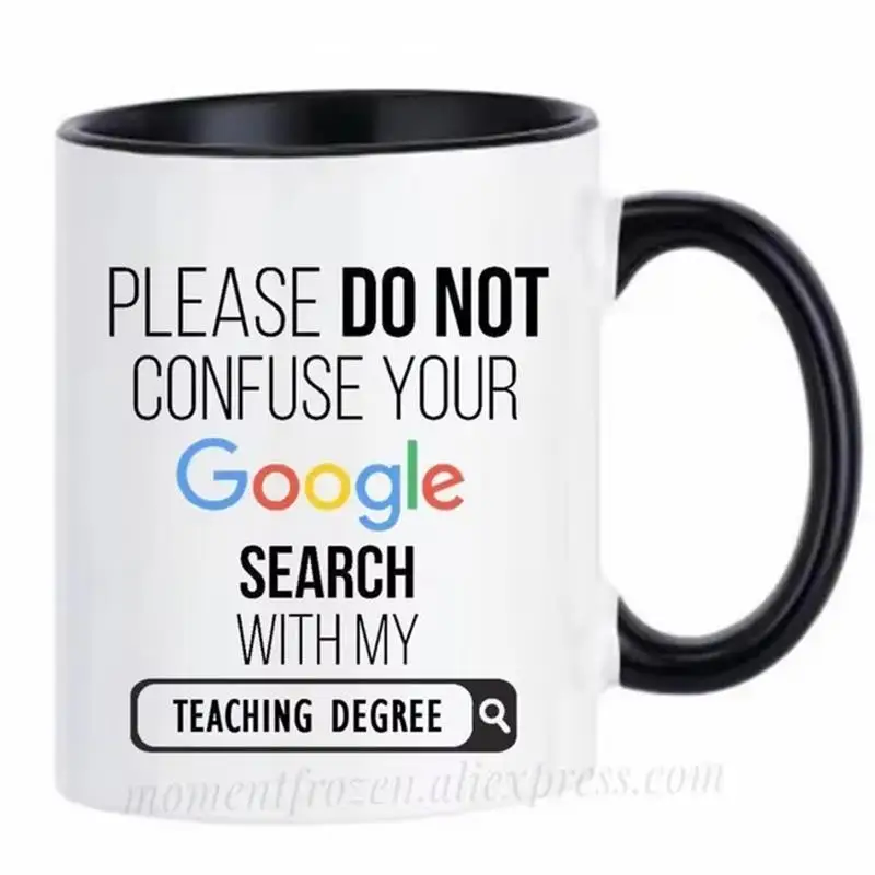 

Teacher Mugs Tea Milk Cocoa Coffee Mugen Ceramic Travel Cups Drinkware Teaware Tableware Coffeeware Home Decal Friend Gifts