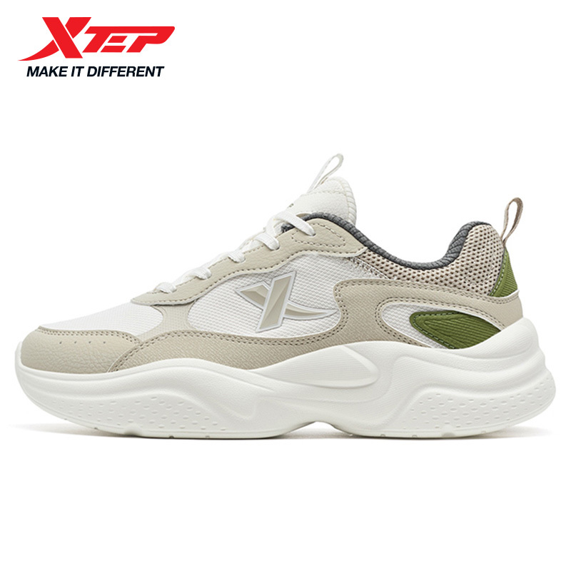 Xtep Casual Women's Shoes Breathable Cushion Street Style Durability Leisure Shock Absorption Soft Walking Sneakers 875318320047 