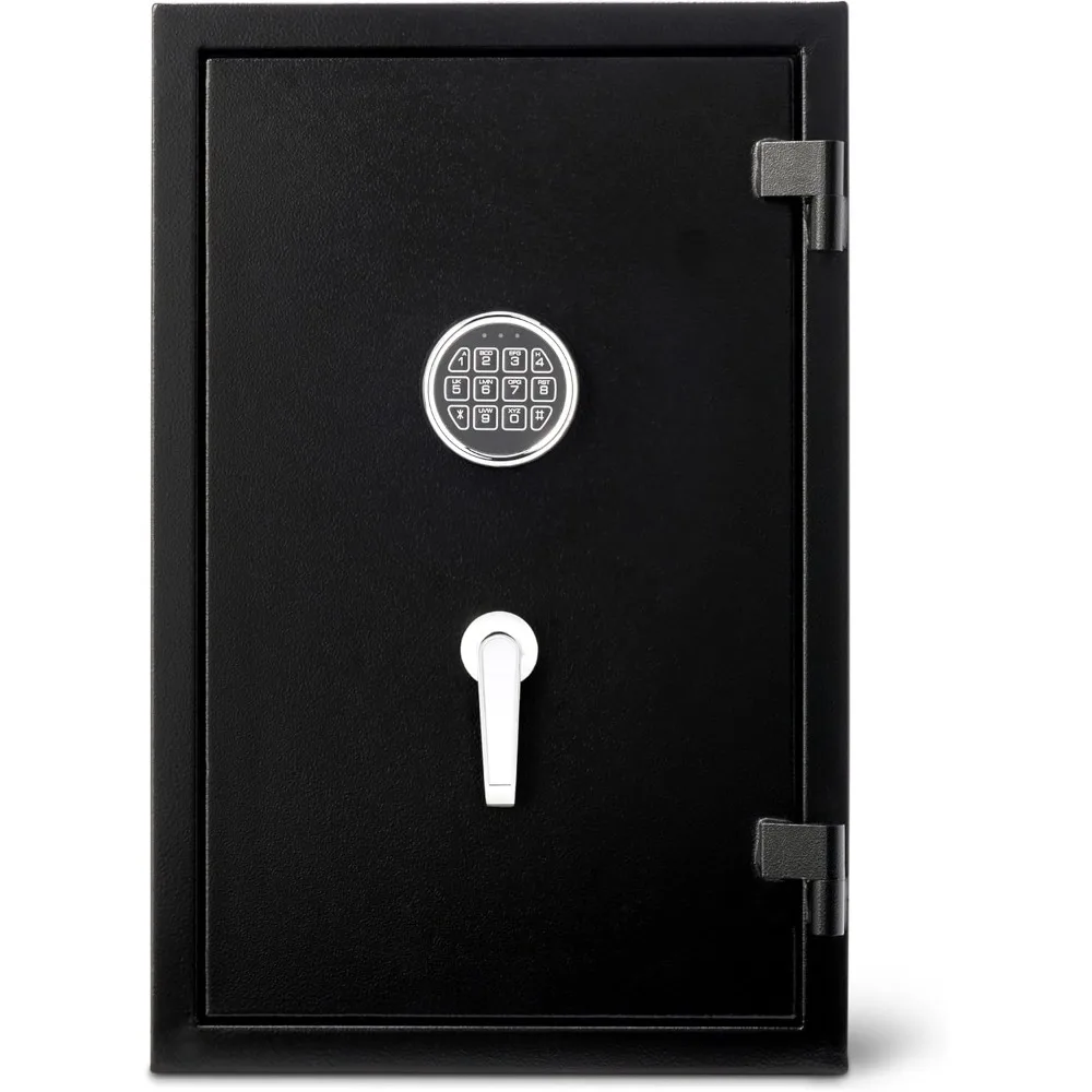Coffre-fort de sécurité résistant au feu avec clavier électronique programmable, valeurs sécurisées et documents importants, 16,93" l x 13,8" d x