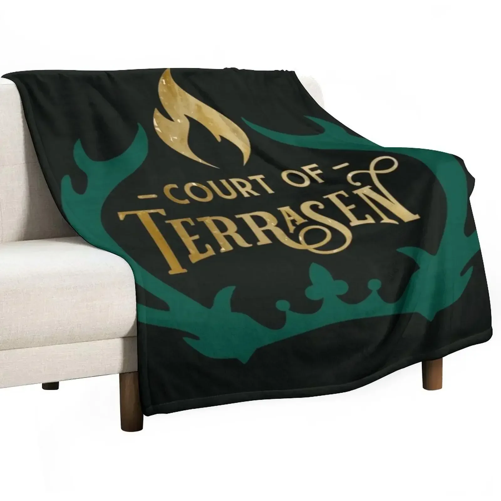 

Court of Terrasen - Throne of Glass Throw Blanket blankets and throws Camping Multi-Purpose Blankets