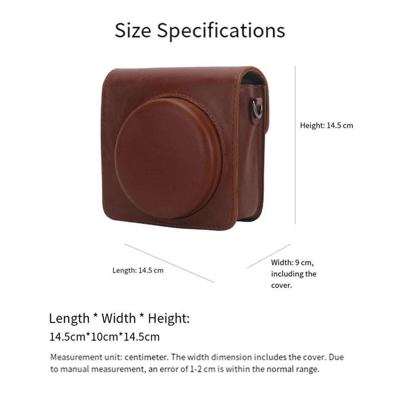 

Чехол для камеры из полиуретана для Square SQ40 - защитная сумка для хранения с магнитной застежкой и регулируемым плечевым ремнем B-A31R