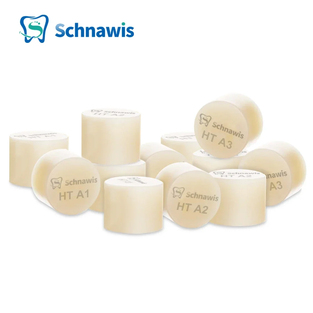 

10Pcs/ Box LT HT Dental Lab Emax Lithium Disilicate Press Ingots Lithium Ceramic Glass Block Ultra-thin Veneer Casting Block