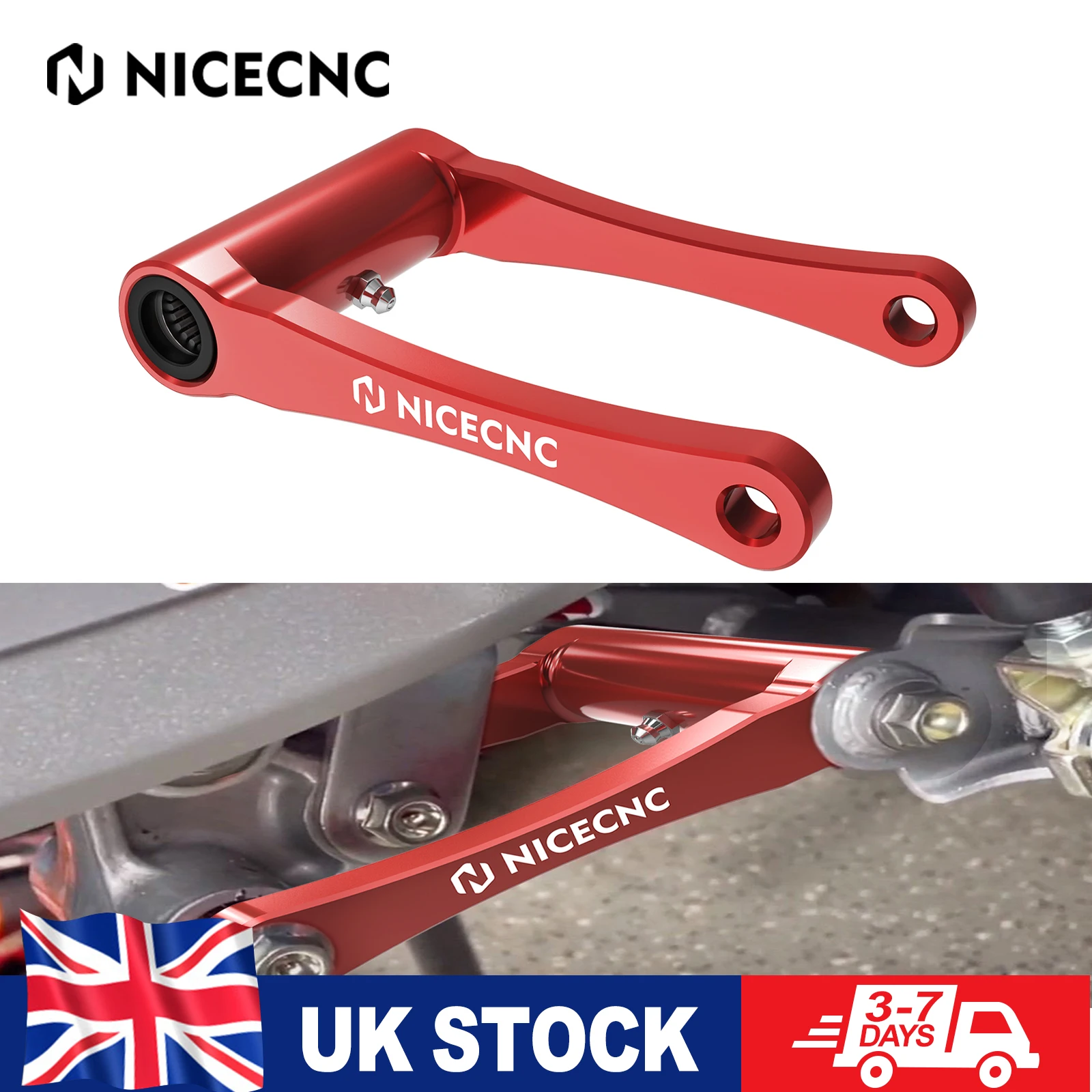 

For Honda CRF300L Lower Lowering Link 1.75" Rear Shock Absorber Lowering Lever Arm for Honda CRF300L /Rally 2021 2022 2023 2024