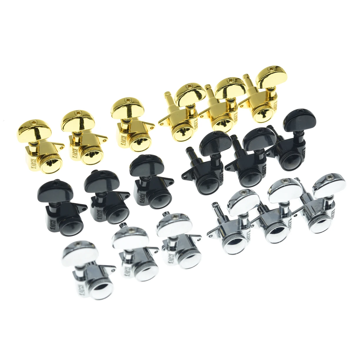 

3 per side Locking Tuners 21:1 Locking Tuning Keys Guitar Tuning Machine Heads for Acoustic Guitars or LP/Les Paul/SG/ES Guitars