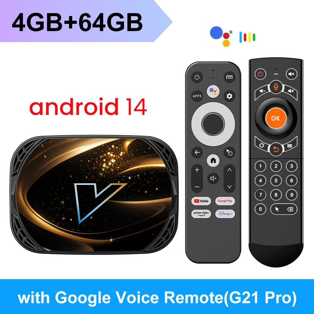 VONTAR X5 Android 14 TV Box Amlogic S905A (S905X5M) 4GB 128GB 32GB 64GB 1000M WiFi6 4K AV1 Google Play Media Player Set Top Box image 3