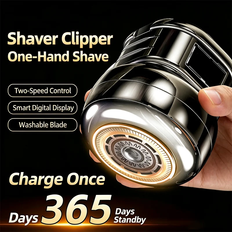 New Upgraded Digital Hair Clipper, Electric Hair Clipper, Electric Pusher, Bald Head Gadget, Dual-Purpose Shaver