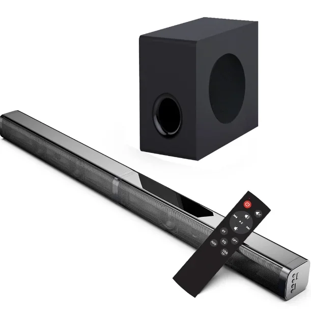 

Wholesale Bulk Home Theater Wireless Sound Bar 2.1 With Subwoofer Can Put USB Flash Drive And Micro Memory Card Pendrive