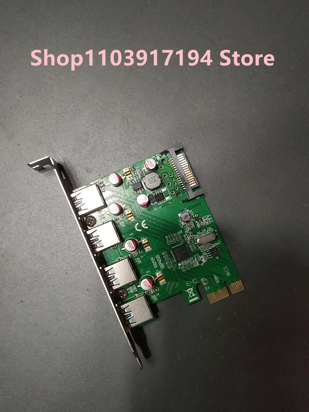 

FOR SYBA FG-EU306B-7 PCIe 4xUSB3/15PIN Expansion card