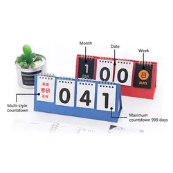 Nützliche verdicken Papier Countdown Kalender Dreieck Basis Schule Klassen zimmer Prüfung Countdown Kalender Ornament Rekord