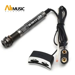 LSM GB550A II 사운드 홀 스타일 테일 페그 프리 앰프 시스템, 포크 기타 펜 스타일 픽업용, 볼륨 및 톤 컨트롤 포함