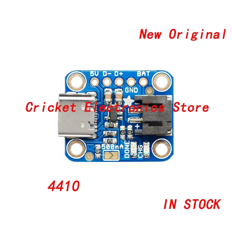 

4410 Adafruit аксессуары Adafruit Micro-Lipo зарядное устройство для LiPoly Batt с разъемом USB Type C