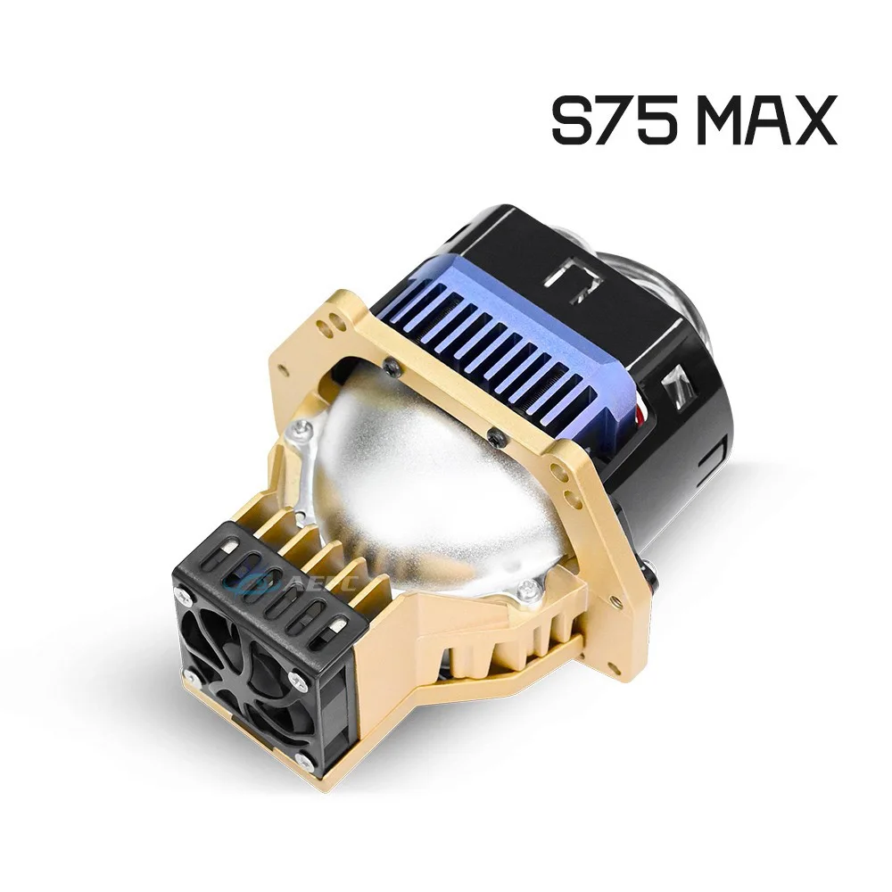 

Square 3 Inch Bi LED Projector Lens Car Headlight Retrofit H4 H7 12V 75W 6000K Hi Lo Beam