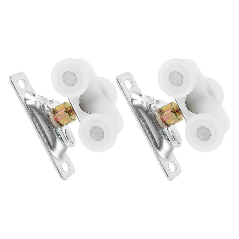 

2pcs Sliding Wardrobe Hardware Roller Heavy Duty Replacement Rv Sliding Door Pulley Smooth Quiet Operation Camper Door Glide